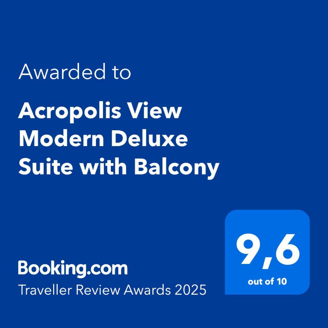 Acropolis View Modern Deluxe Suite With Balcony Aten Exteriör bild